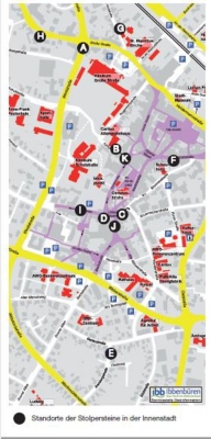 Stadtkarte der Stolpersteine, Nr. 3